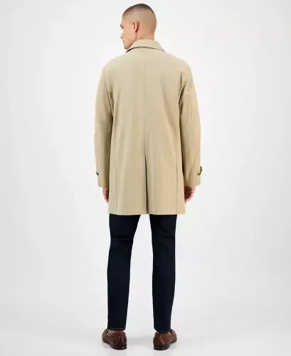 Men's Classic-Fit Raincoat - Beige - 3