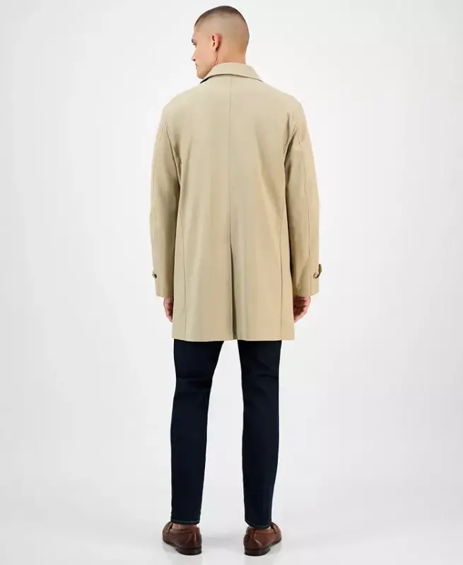 Men's Classic-Fit Raincoat - Beige - 3