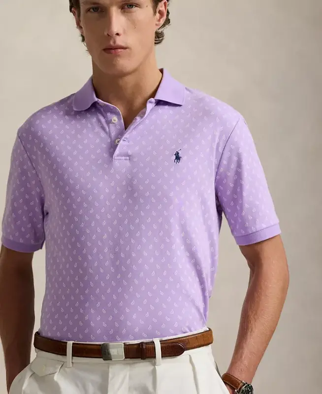 Men's Classic-Fit Soft Cotton Polo Shirt - 3