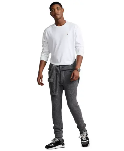 Men's Classic-Fit Soft Cotton Crewneck T-Shirt - White - 2