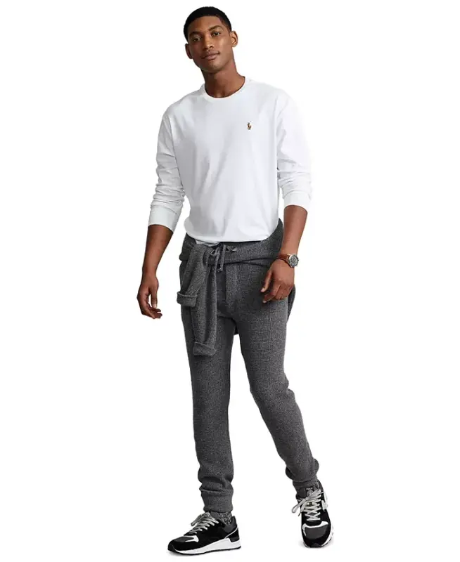 Men's Classic-Fit Soft Cotton Crewneck T-Shirt - White - 2