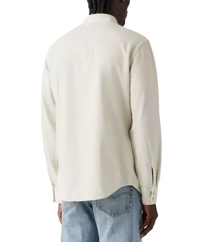 Men's Classic-Fit Western Shirt - Off white - 2