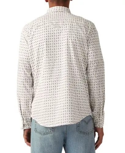 Men's Classic-Fit Western Shirt - Egret - 2