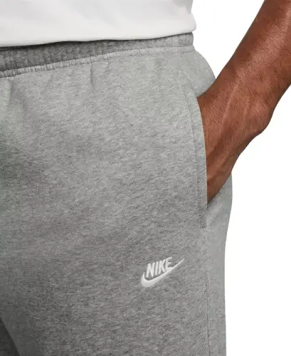 Men's Club Brushed Fleece Open Hem Pants - Dark gray heather - 2