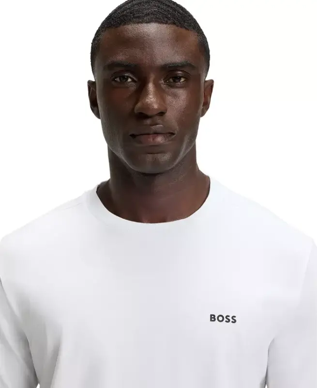 Men's Contrast Logo Regular-Fit T-Shirt - 7