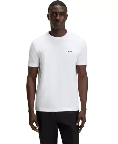 Men's Contrast Logo Regular-Fit T-Shirt - 8