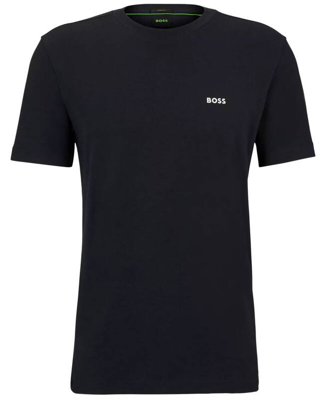 Men's Contrast Logo Regular-Fit T-Shirt - Dark Blue - 4