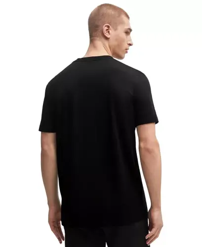 Men's Contrast Logo Regular-Fit T-Shirt - 1