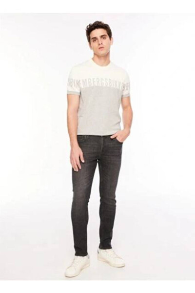 12243595 ERKEK KOT PANTOLON - Gri - JACK & JONES (1)