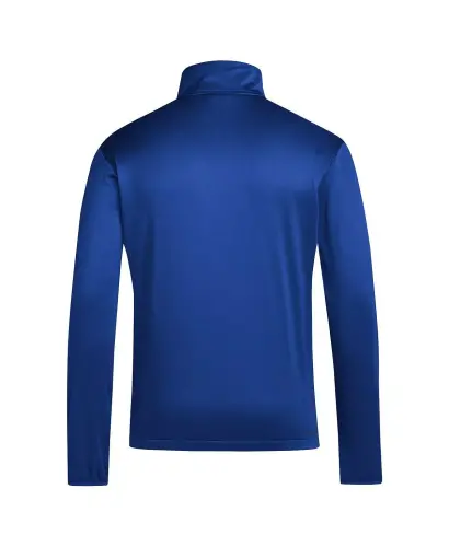 Men's Royal Kansas Jayhawks 2024 Coaches Sideline Quarter-Zip Top-Royal - 2