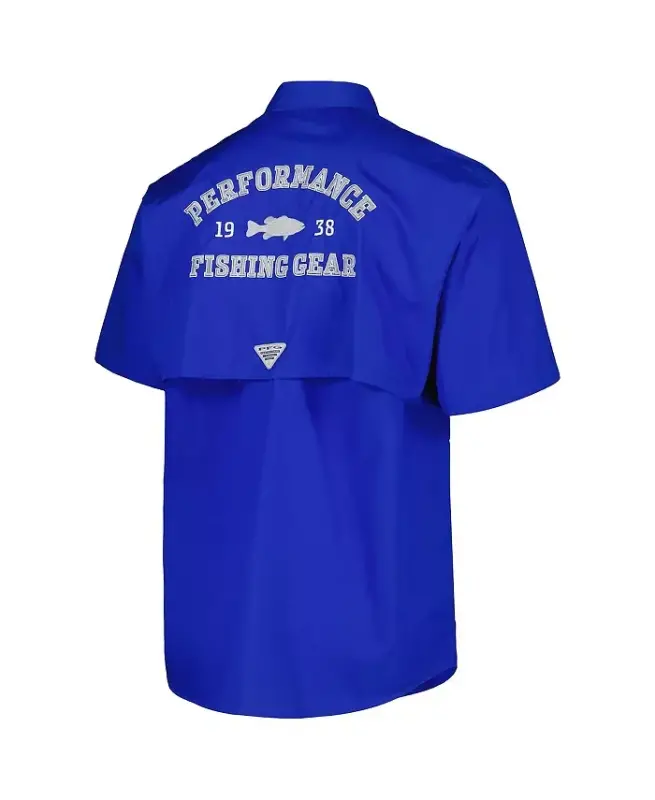 Men's Royal Kentucky Wildcats Bonehead Button-Up Shirt - 4