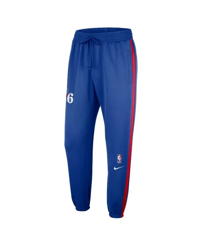 Men's Royal Philadelphia 76ers Authentic Showtime Performance Pants - Royal - 2