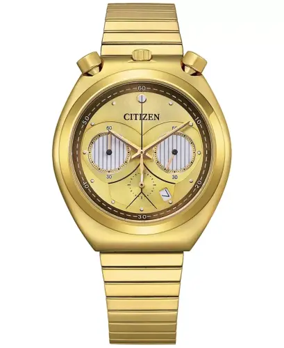 Men's Chronograph Star Wars C-3PO Gold-Tone Stainless Steel Bracelet Watch 38mm - Gold-tone - 1