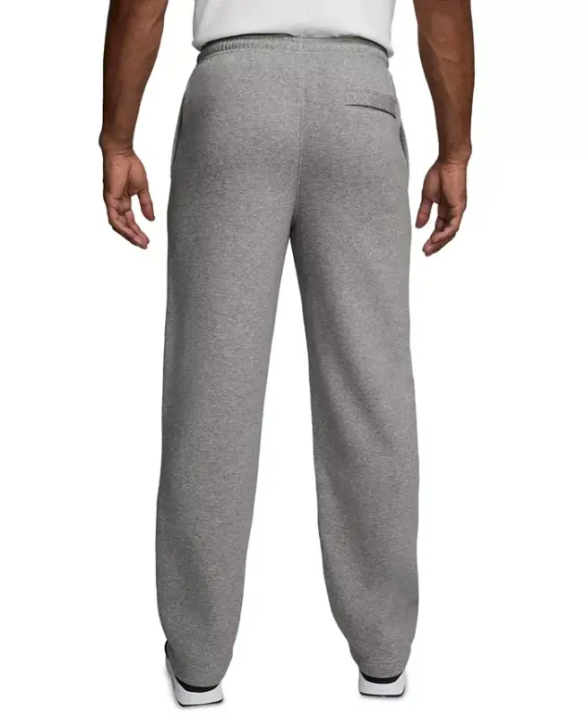 Men's Club Brushed Fleece Open Hem Pants - Dark Gray heather - 3