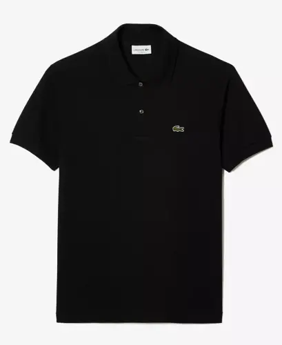 Men's L.12.12 Classic-Fit Short-Sleeve Piqué Polo Shirt - 031 - Black - 5