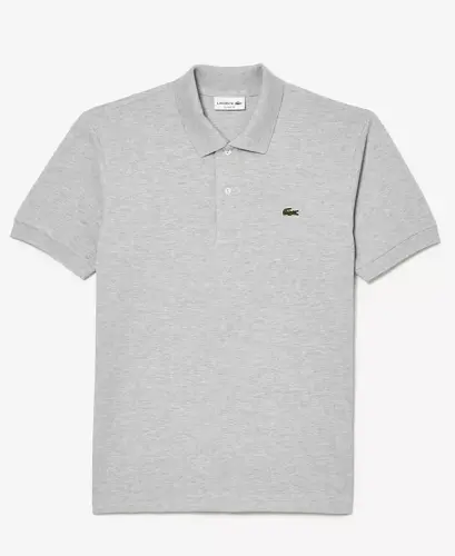 Men's L.12.12 Classic-Fit Short-Sleeve Piqué Polo Shirt - CCA - Silver Chine Grey - 5