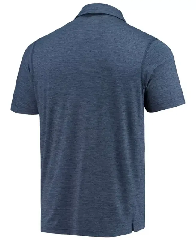 Men's Navy Auburn Tigers Tech Trail Omni-Shade Polo Shirt - Navy - 7