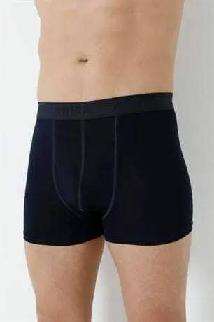 Erkek Lacivert Bambu Boxer 3'lü Paket - 5