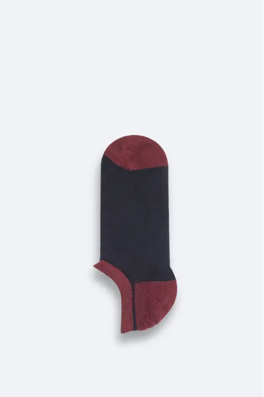 Erkek Lacivert Bambu Patik Çorap A41Y8501 - Lacivert - AVVA