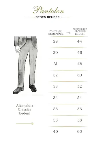 Erkek Lacivert Kanvas Slim Fit Dar Kesim Yan Cep Esnek Chino Pantolon-Lacivert - 4