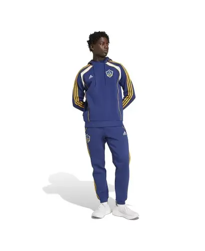 Men's Navy LA Galaxy 2025 Travel Pullover Hoodie - Navy - 3