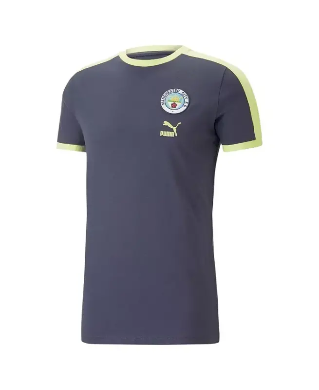 Men's Navy Manchester City ftblHeritage T-shirt - Navy - 2