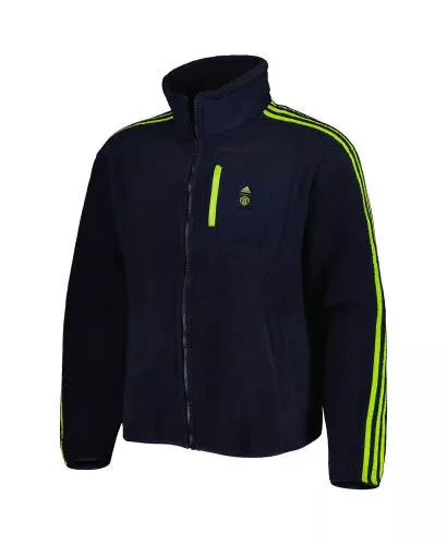 Men's Navy Manchester United Lifestyler Fleece Full-Zip Jacket - Navy - 3