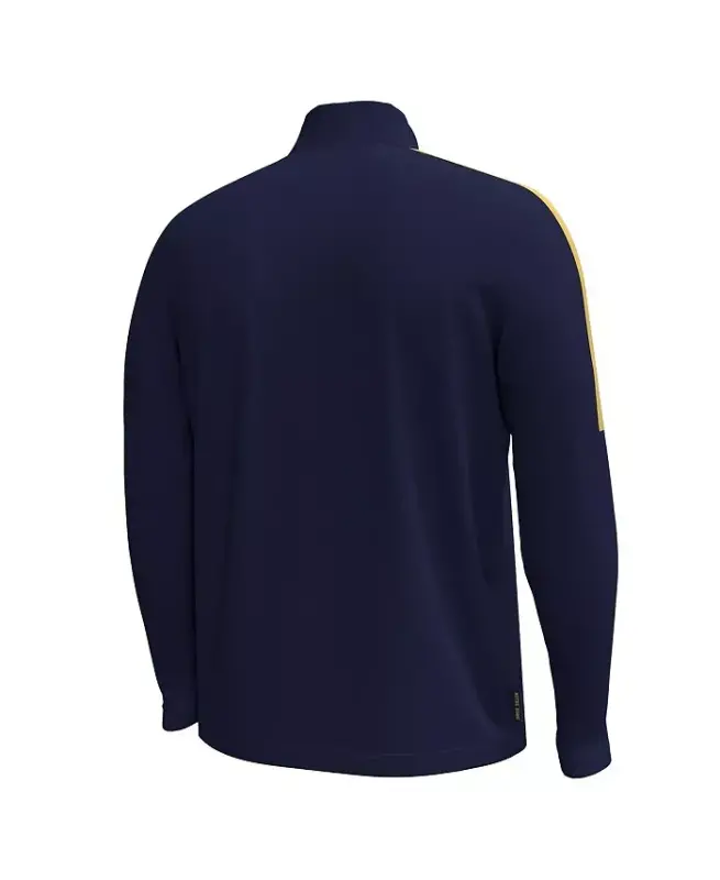 Men's Navy Notre Dame Fighting Irish Playoff Performance Quarter-Zip Jacket - Navy - 3