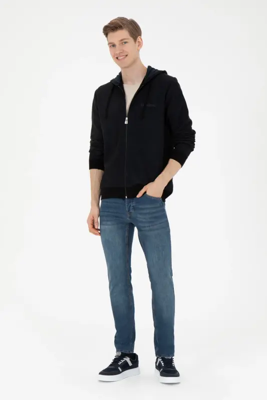 Erkek Lacivert Triko Hırka 50271075-VR033-164809 - 4