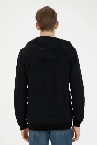 Erkek Lacivert Triko Hırka 50271075-VR033-164809 - 5