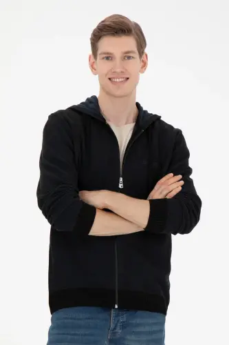 Erkek Lacivert Triko Hırka 50271075-VR033-164809 