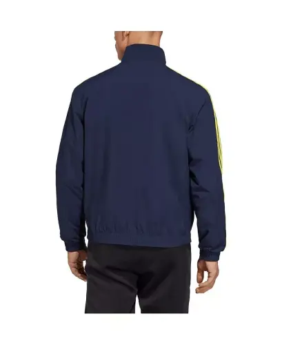 Men's Navy and Yellow Nashville SC 2023 On-Field Anthem Full-Zip Reversible Team Jacket - Navy, Yellow - 4