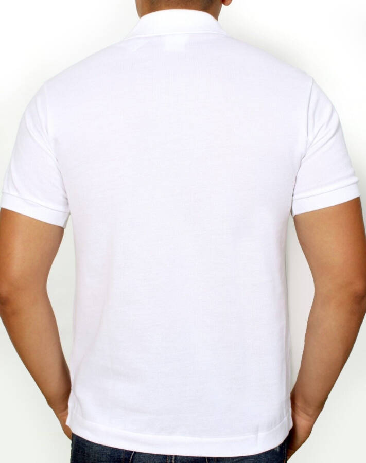 Erkek Lacoste Beyaz Klasik Fit Polo - 2XL - 2