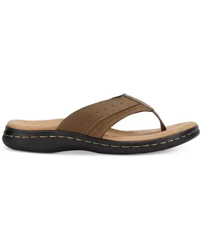 Men's Laguna Flip-Flop Sandals - Dark Tan - DOCKERS (1)