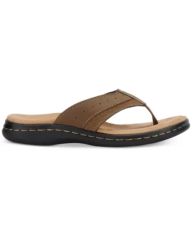 Men's Laguna Flip-Flop Sandals - Dark Tan - 2