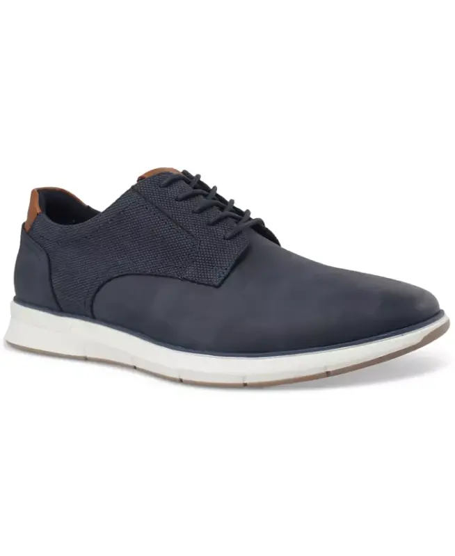 Men's Landan Lace-Up Sneakers, Created for Modazone-Navy - ALFANI