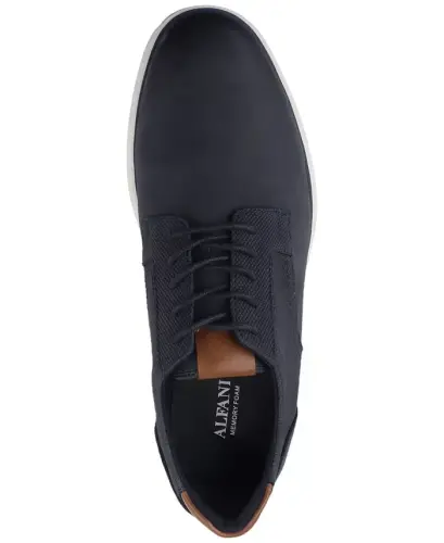 Men's Landan Lace-Up Sneakers, Created for Modazone - Navy - 4