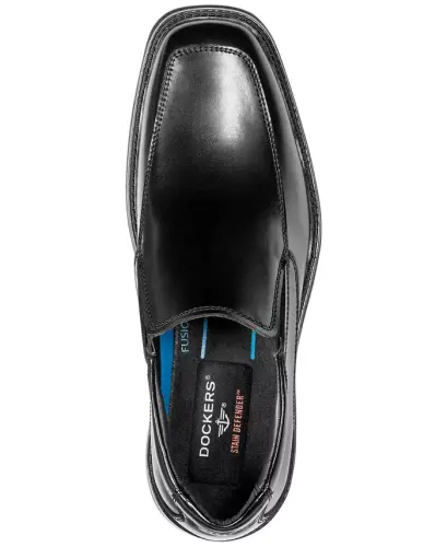 Men's Lawton Slip Resistant Waterproof Loafers - Black - 4
