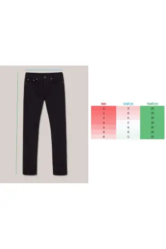 Erkek Likralı Denim Regular Fit Jeans - Tırnaklı Mavi - 8