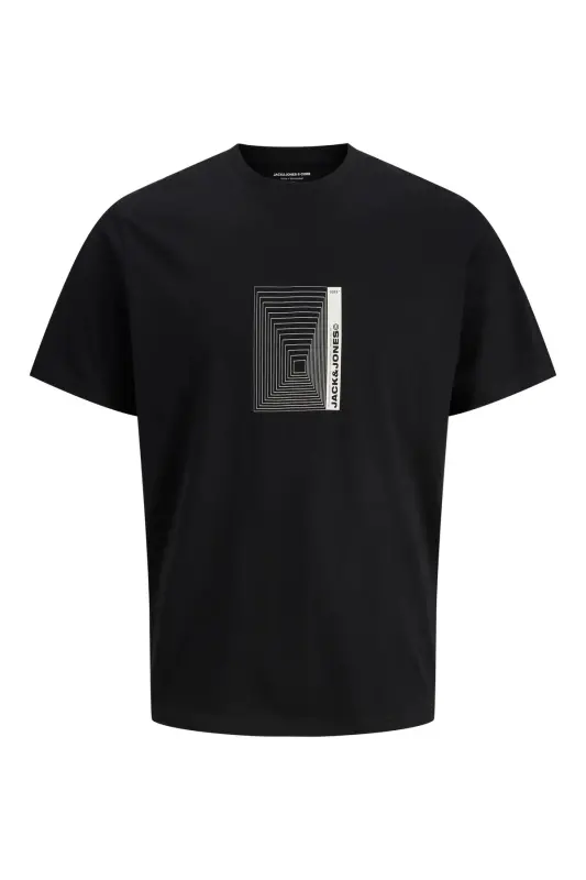 Erkek Logo Baskılı Tişört Siyah - Black/Version/Brandy - 2