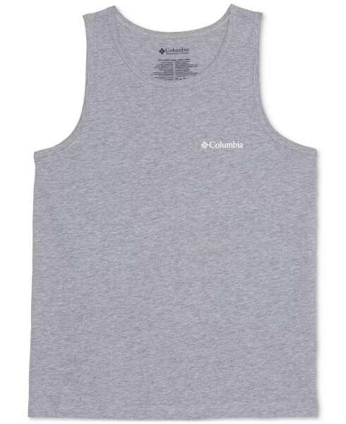 Erkek Logo Bayrak Grafik Tank Üstü Gri Heather - 2