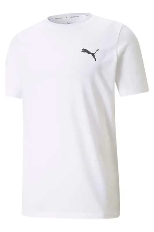 ACTIVE Small Logo Tee-Puma White Tişört-beyaz - PUMA