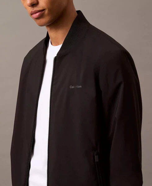Men's Logo-Print Matte Bomber Jacket - CALVIN KLEIN (1)