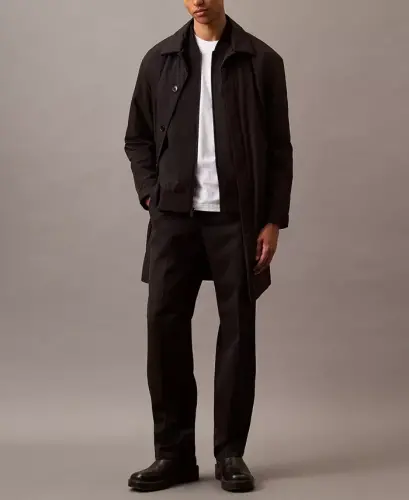 Men's Logo-Print Matte Bomber Jacket - CALVIN KLEIN (1)