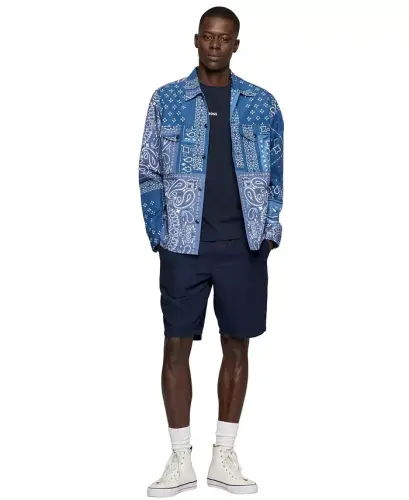 Men's Logo Print Relaxed-Fit T-Shirt - 3