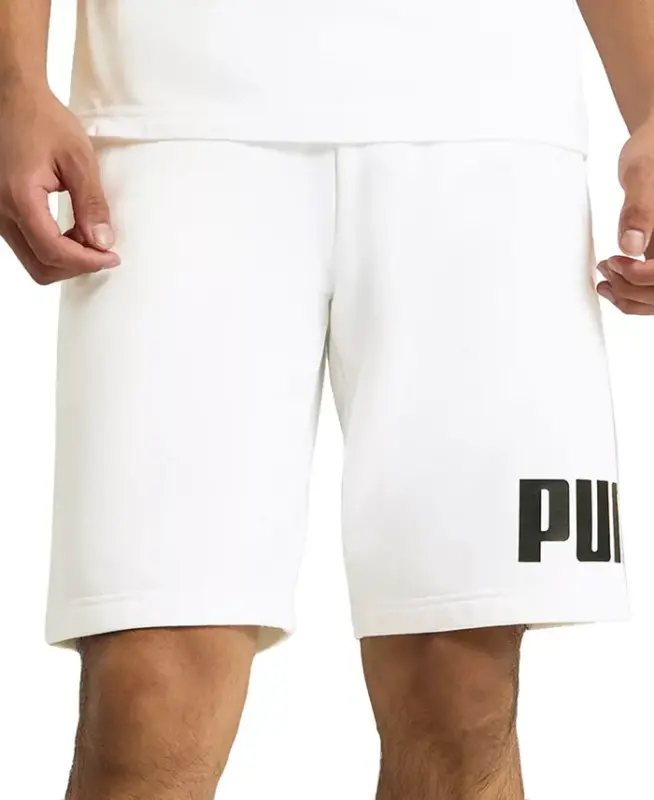 Men's Logo Drawstring Shorts - White - 1