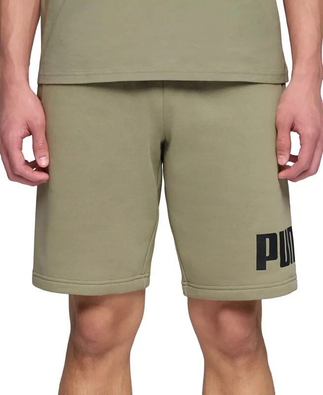 Men's Logo Drawstring Shorts-Lux Army - PUMA