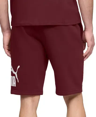 Men's Logo Drawstring Shorts-Ruby Shimmer - PUMA (1)