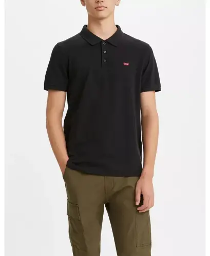 Men's Housemark Regular-Fit Polo Shirt - Mineral Black 