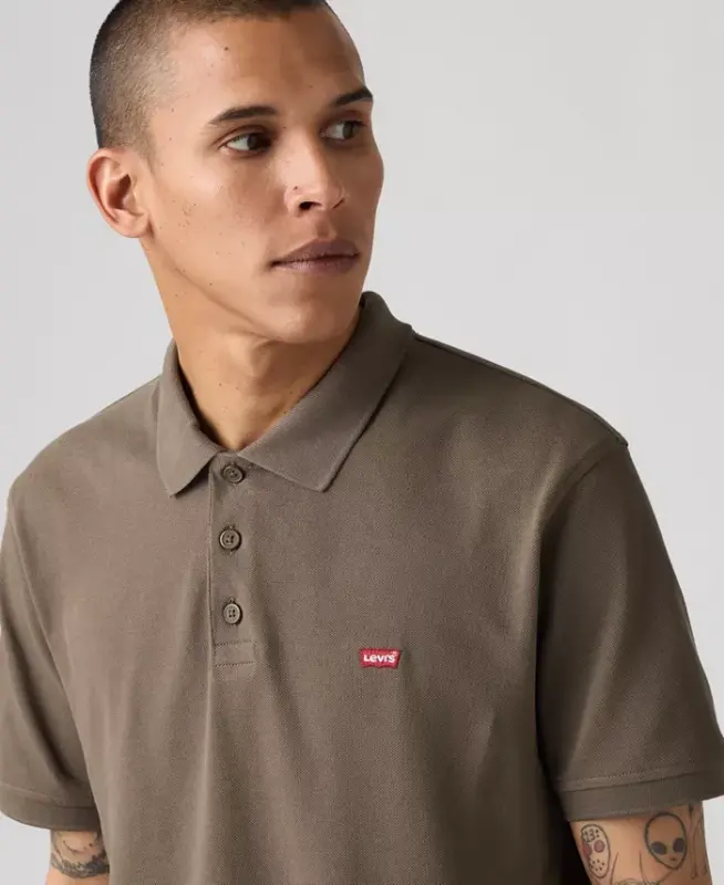 Men's Housemark Regular-Fit Polo Shirt - Khaki Green - 3